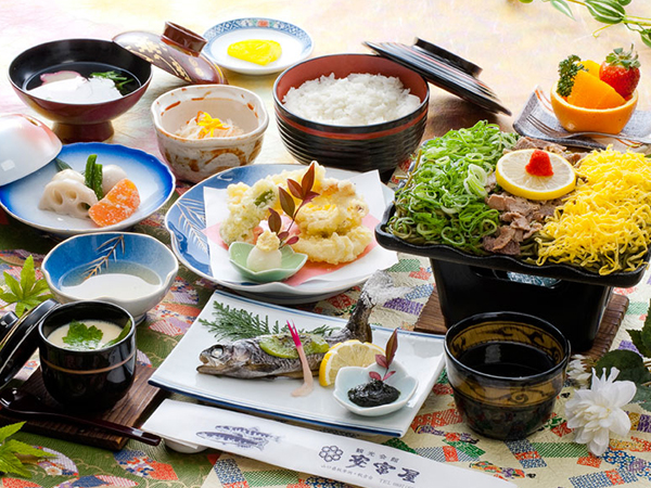 Kappa soba meal set